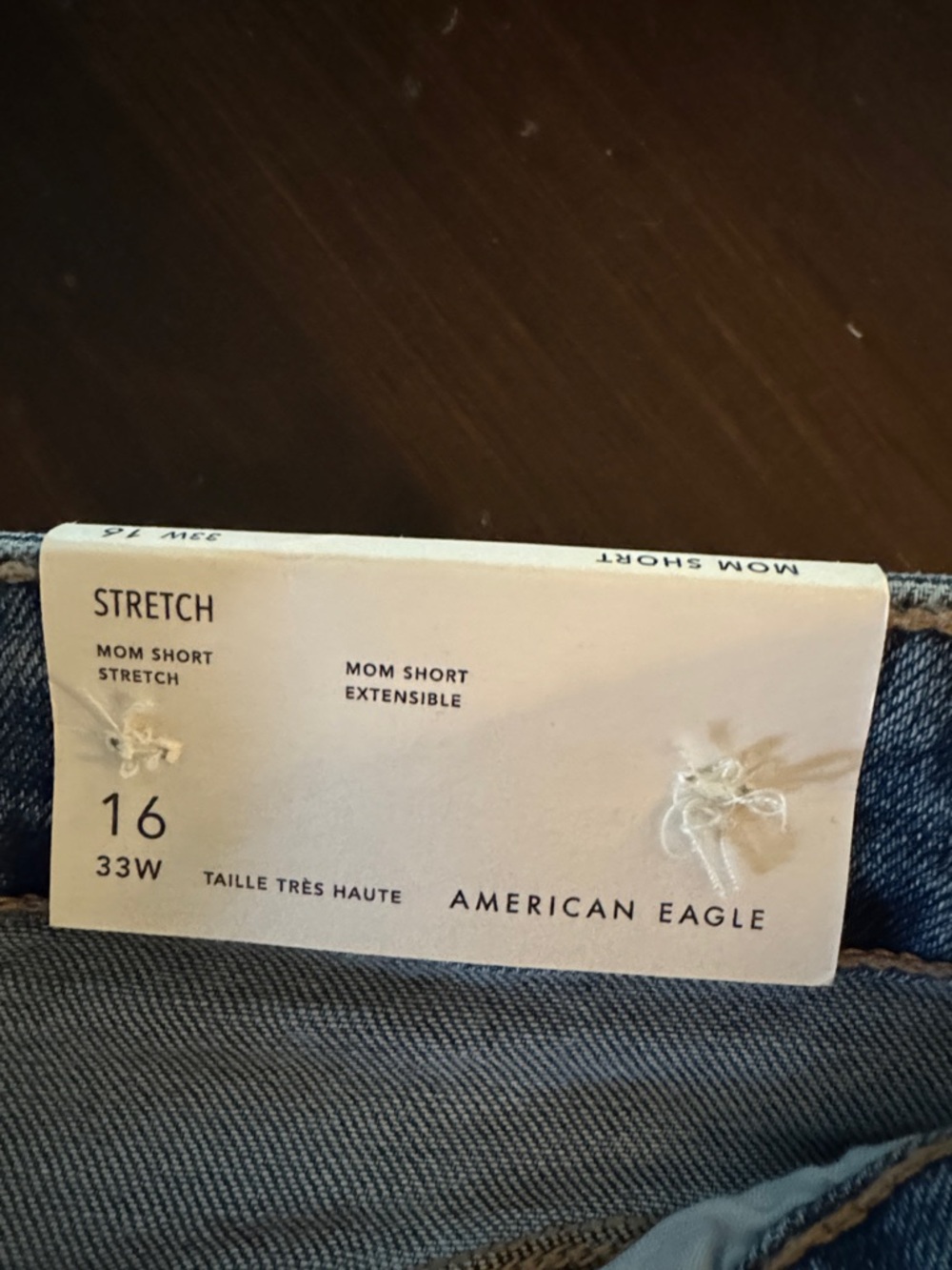 American Eagle Outfitters Light Blue Mom Short Jeans